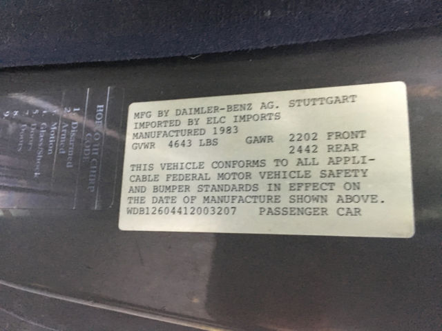 1983 Mercedes-Benz 500-Series SEC - photo 2