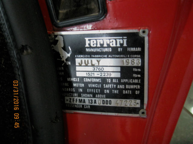 1983 Ferrari 308 GTS - photo 11