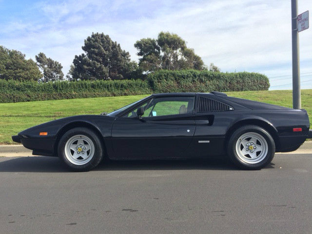 1983 Ferrari 308 QV 27K Rare Factory Black Original Fully Serviced & Documented! 1983 Ferrari 308 308 Quattrovalvole Rare Factory Nero