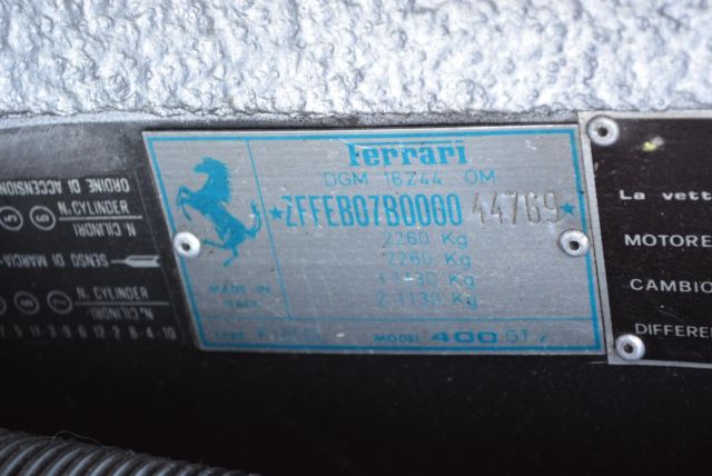 1983 Ferrari 400i N/A - photo 9