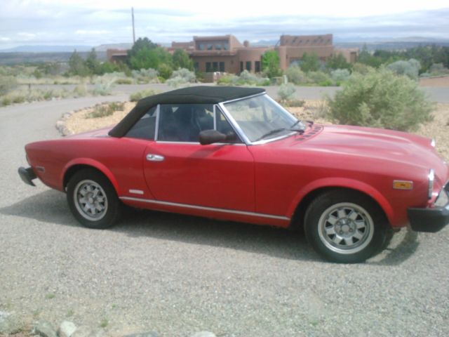 1983 Fiat 2000 Pininfarina Spider 1983 Fiat Spider 2000 124 Spider