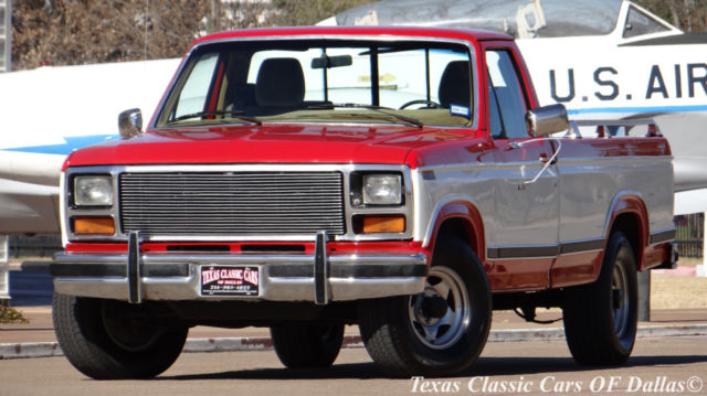 1983 Ford F-150 Pickup Long Bed Red 2 Door Single Cab 351 302 Small Block 1983 Ford F-150 XLT