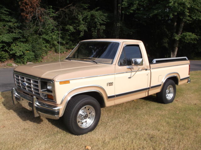 1983 Ford F100 Short Bed Last Year Original Paint Very Nice Solid Local Truck 1983 Ford F-100 XLT