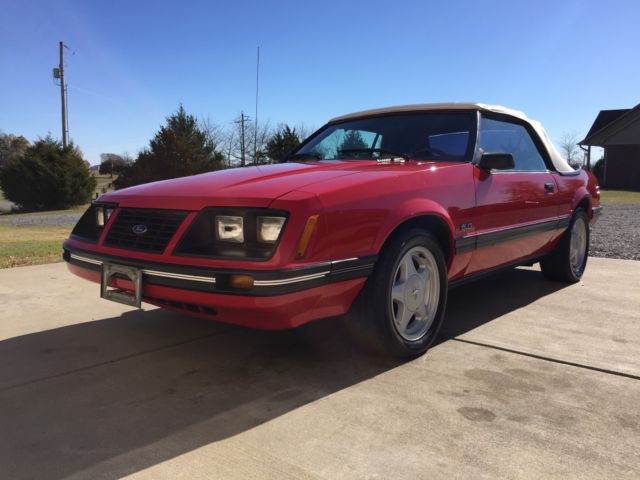 1983 Ford Mustang GLX 5.0 Convertible 1983 Ford Mustang GLX 5.0 Conv~Original Docs~Marti~Rebuilt Eng/Trans
