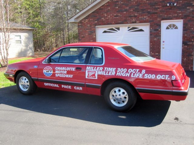 1983 Ford Thunderbird Turbo Coupe - Charlotte Motor Speedway Pace Car 1983 Ford Thunderbird