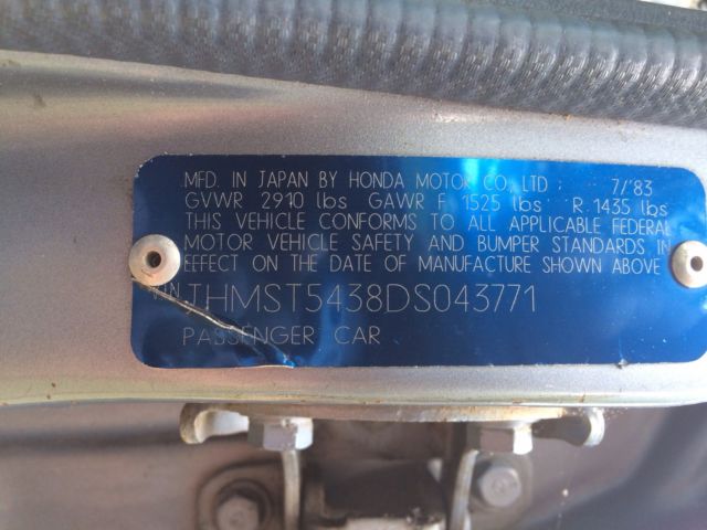 1983 Honda Civic 1500 - photo 12