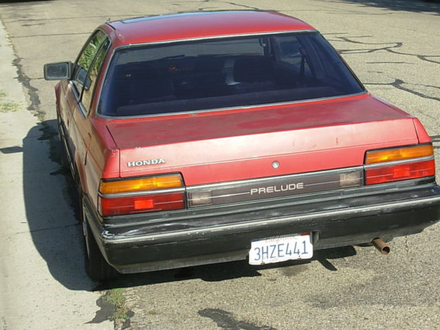 1983 HONDA PRELUDE 5 SPEED Solid body, rare early 2nd edition survivor Runs good 1983 Honda Prelude 2dr Coupe Ma