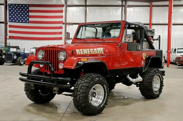 1983 Jeep CJ-7 129731 Miles Red Jeep 4.2L Inline-6 4-Speed Manual 1983 Jeep CJ