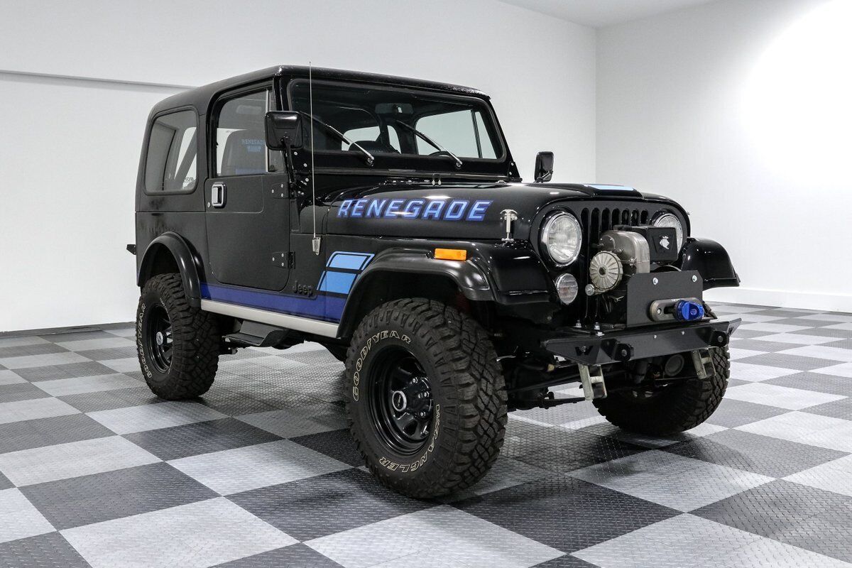 1983 Jeep CJ-7 1447 Miles BLACK Jeep 258 Inline 6 CYL 5 speed Manual 1983 Jeep CJ