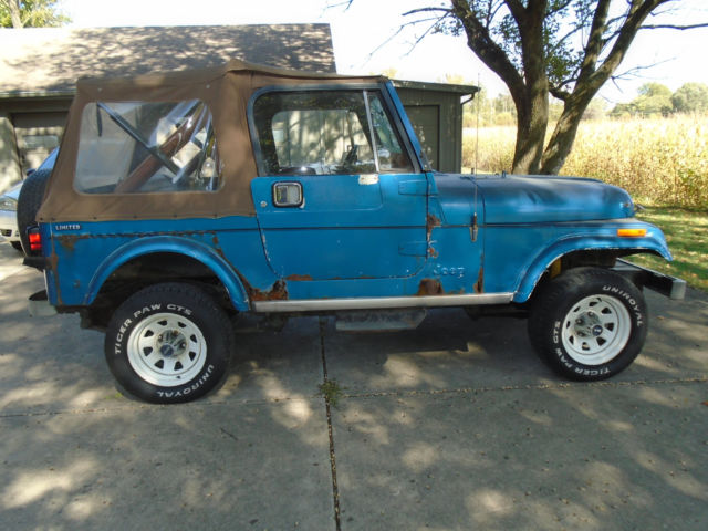 1983 Jeep CJ-7 Limited, extremly rare, rebuilt engine, needs restoration 1983 Jeep CJ Limited