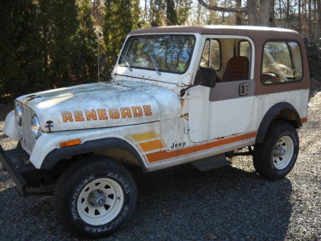 1983 Jeep CJ-7 Renegade 63K Orig Miles 6cyl 4spd 1983 Jeep CJ Renegade
