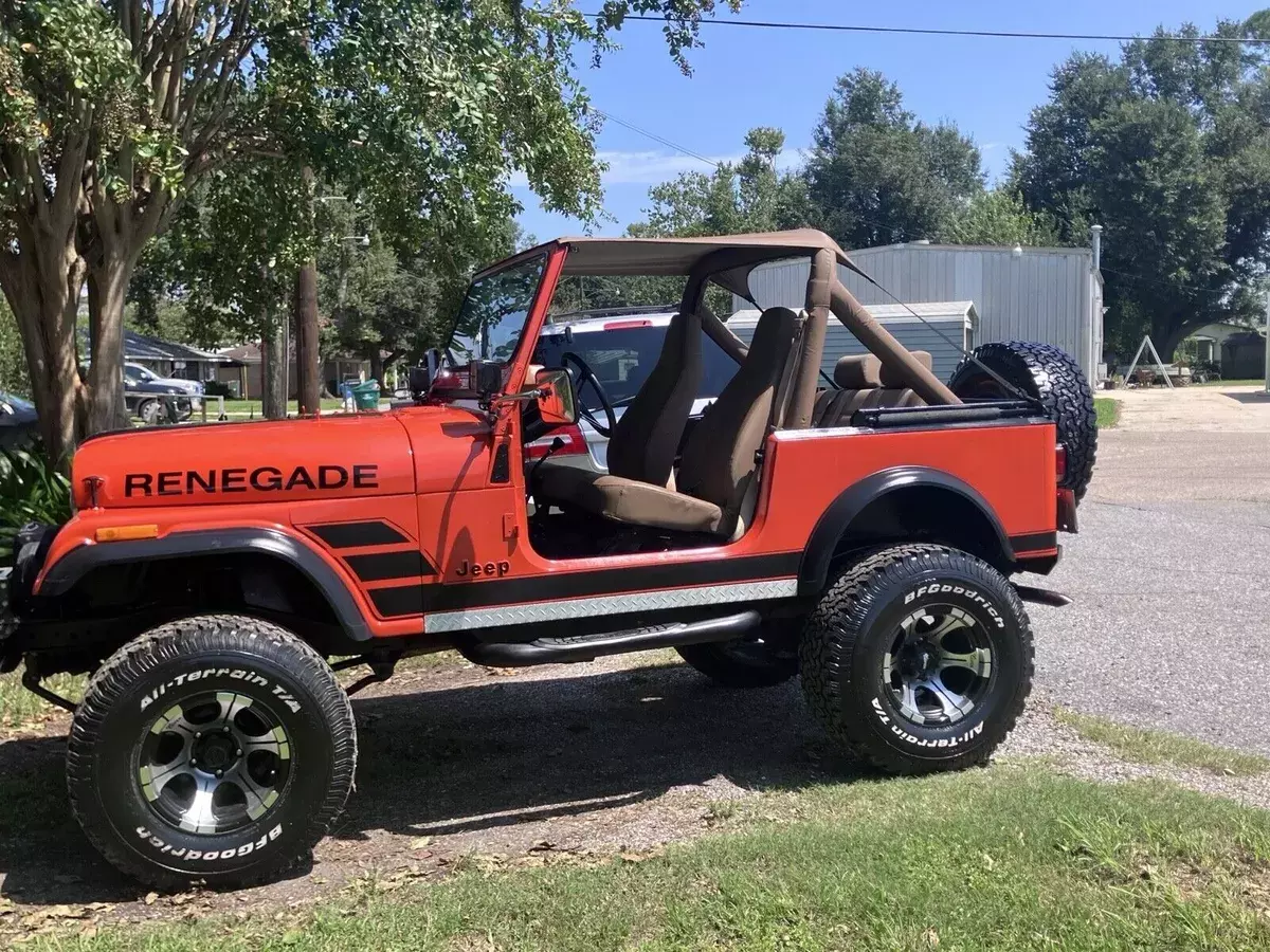 1983 Jeep CJ-7 SUV Red Renegade 1983 Jeep CJ CJ7