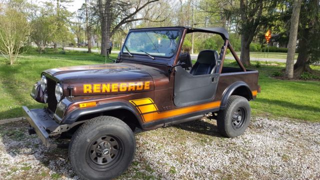 1983 Jeep CJ7 Renegade V-8 AMC 304 1983 Jeep CJ