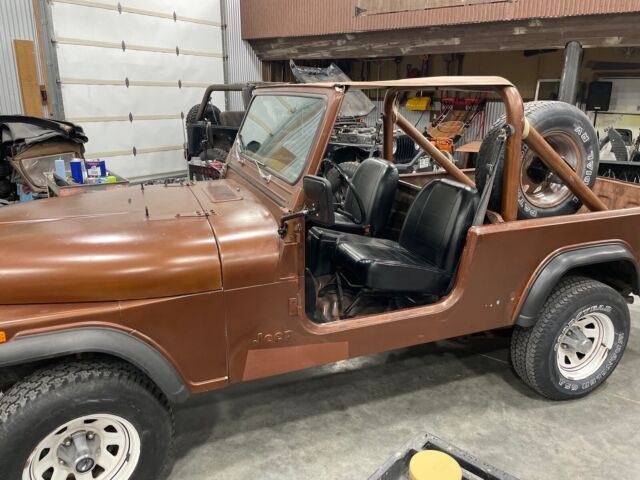 1983 Jeep Scrambler SUV Brown 4WD Manual CJ8 1983 Jeep CJ CJ8