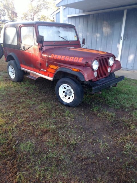 1983 jeep wrangler renegade 1983 Jeep Renegade Cj7