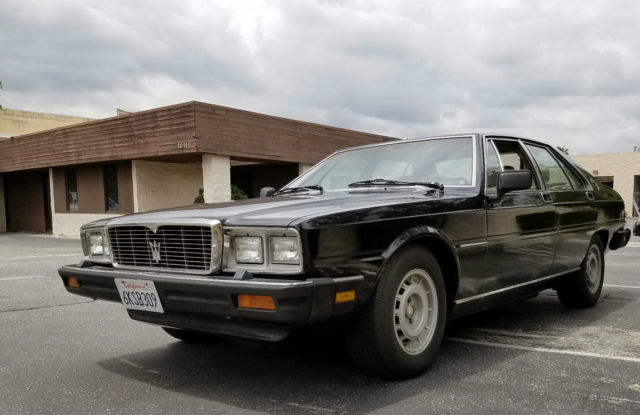 1983 MASERATI QUATTROPORTE*63KMILES*LAST OF THE HAND-BUILT MASERATIS*RUNS GREAT! 1983 Maserati Quattroporte QUATTROPORTE