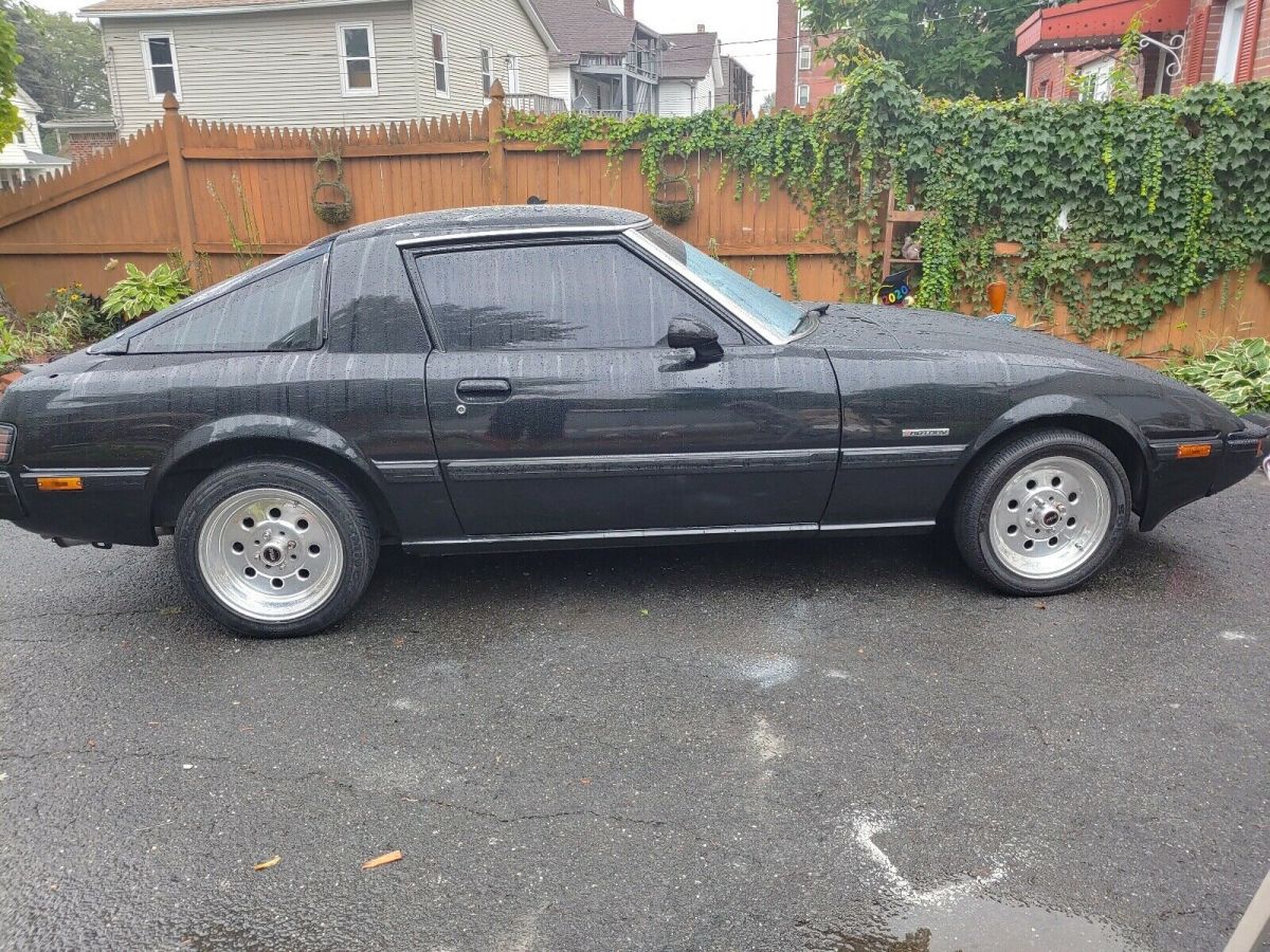 1983 Mazda RX-7 Coupe Black RWD Manual 1983 Mazda RX-7