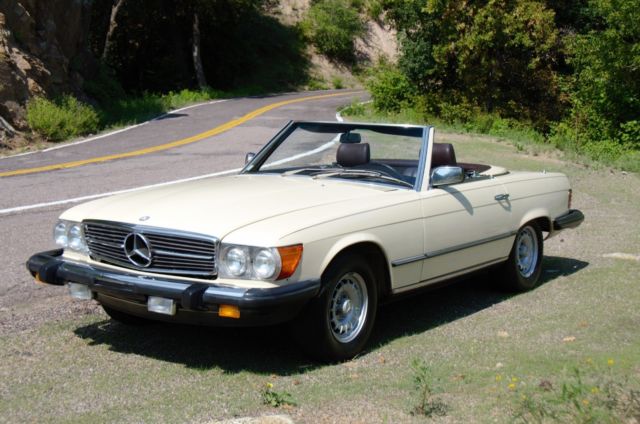 1983 Mercedes 380 SL, low mileage, recent comprehensive service. 1983 Mercedes-Benz SL-Class