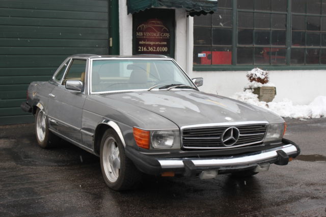 1983 Mercedes 500SL Euro! W107.046 M117 Engine, Anthracite Gray 172G Arizona Car 1983 Mercedes-Benz SL-Class