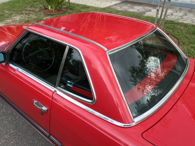 1980 Mercedes-Benz SL-Class 280SL in 568 Signal Red/EURO plaid int..STUNNING! - photo 13