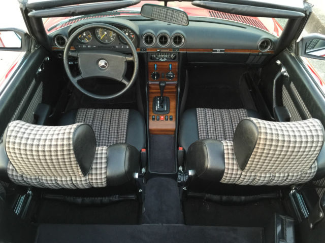 1980 Mercedes-Benz SL-Class 280SL in 568 Signal Red/EURO plaid int..STUNNING! - photo 2