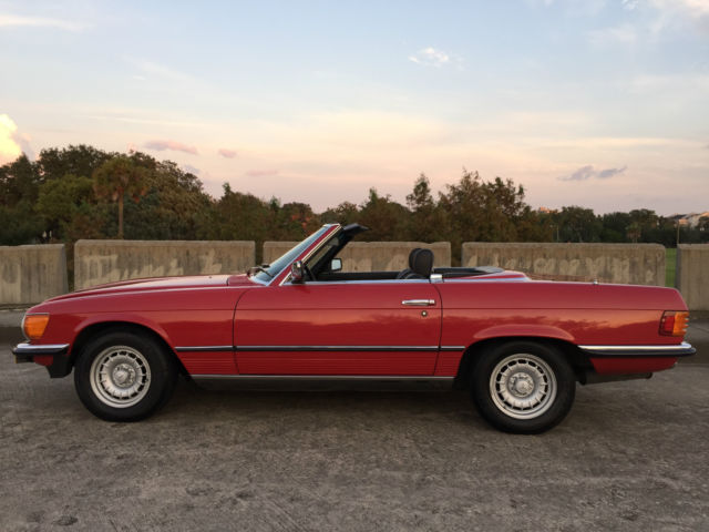 1980 Mercedes-Benz SL-Class 280SL in 568 Signal Red/EURO plaid int..STUNNING! - photo 3