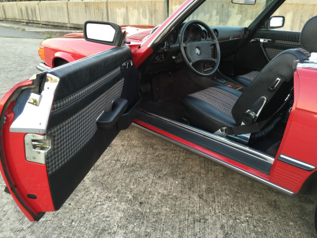 1980 Mercedes-Benz SL-Class 280SL in 568 Signal Red/EURO plaid int..STUNNING! - photo 5