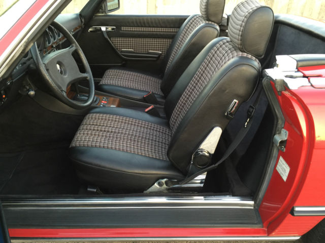 1980 Mercedes-Benz SL-Class 280SL in 568 Signal Red/EURO plaid int..STUNNING! - photo 6