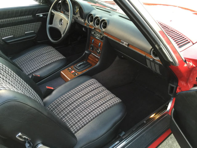 1980 Mercedes-Benz SL-Class 280SL in 568 Signal Red/EURO plaid int..STUNNING! - photo 9