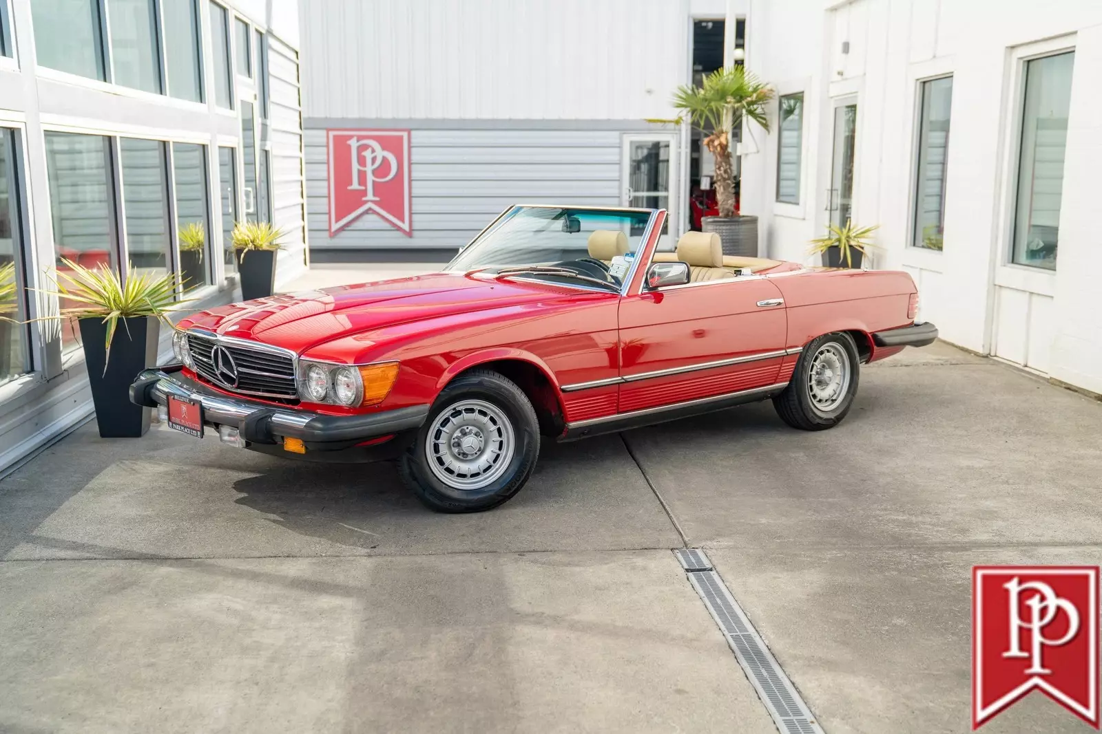 1983 Mercedes-Benz 380SL  24842 Miles Signal Red 1983 Mercedes-Benz SL-Class