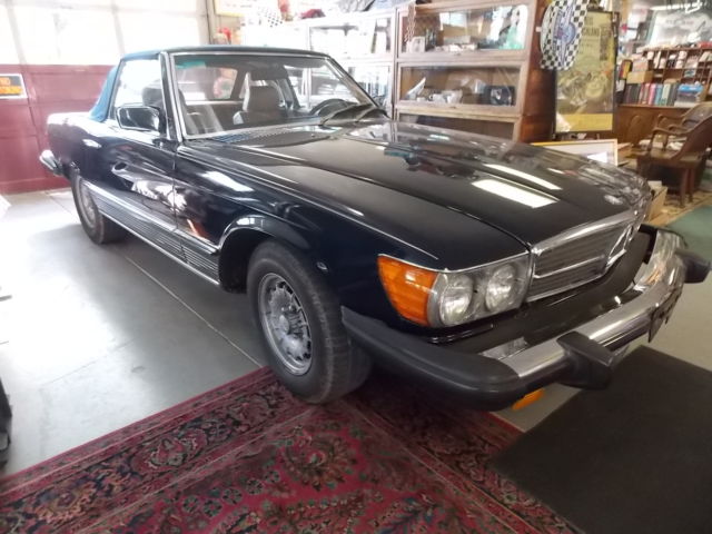 1983 Mercedes Benz 380SL Blue/Blue 2 Tops, Great driver car 1983 Mercedes-Benz SL-Class Palimino tan leather seats