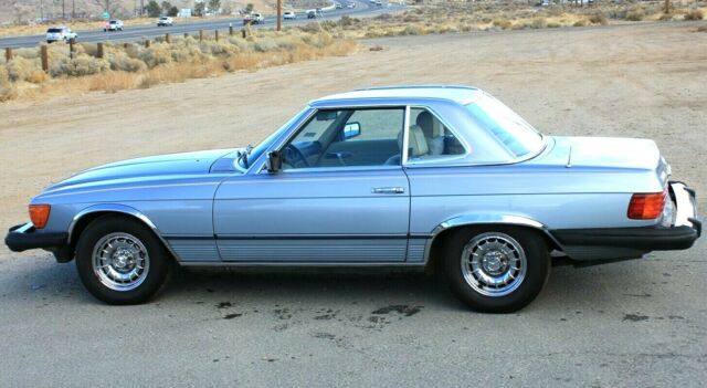 1983 MERCEDES BENZ 380SL Convertible Hard Top Silver Blue Metallic *Cream Puff* 1983 Mercedes-Benz SL-Class