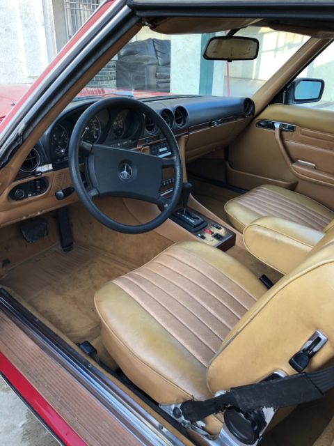 1983 Mercedes-Benz SL-Class 1983 MERCEDES BENZ RED TAN INTERIOR - photo 10
