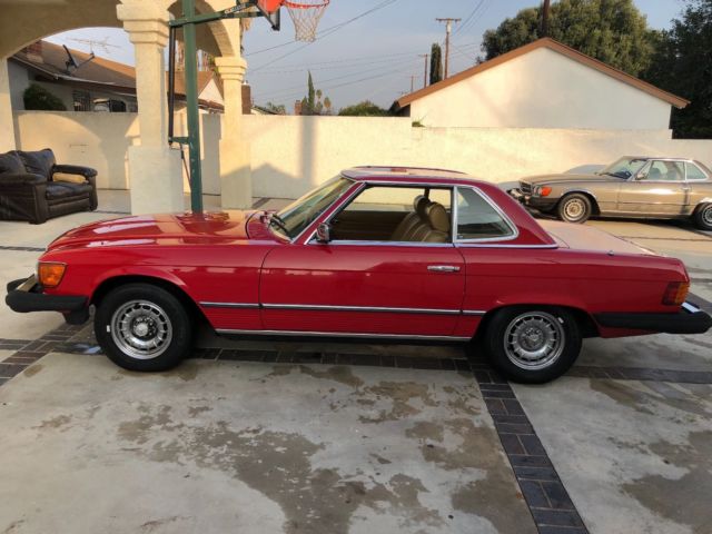 1983 Mercedes-Benz SL-Class 1983 MERCEDES BENZ RED TAN INTERIOR - photo 6
