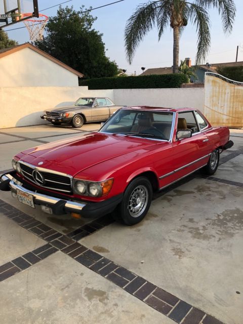 1983 Mercedes-Benz SL-Class 1983 MERCEDES BENZ RED TAN INTERIOR - photo 7