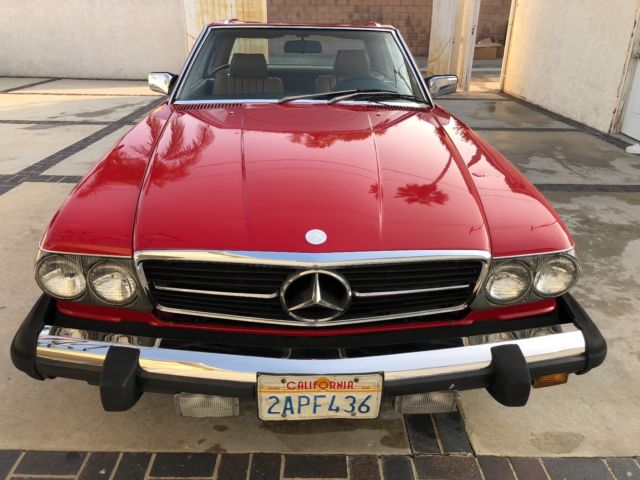 1983 Mercedes-Benz SL-Class 1983 MERCEDES BENZ RED TAN INTERIOR - photo 8