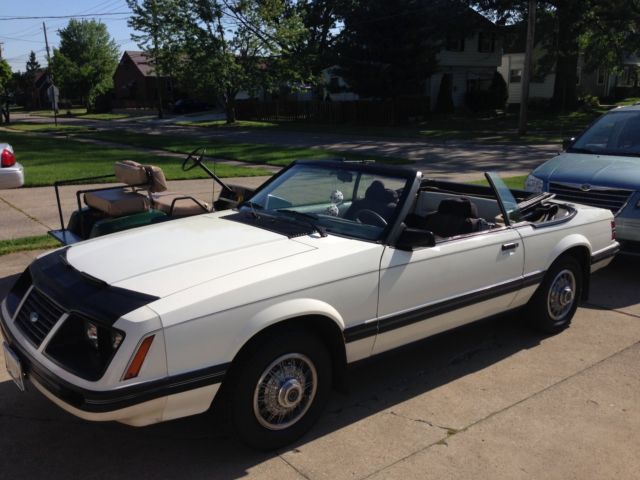 1983 Mustang GLX convertible 1983 Ford Mustang GLX