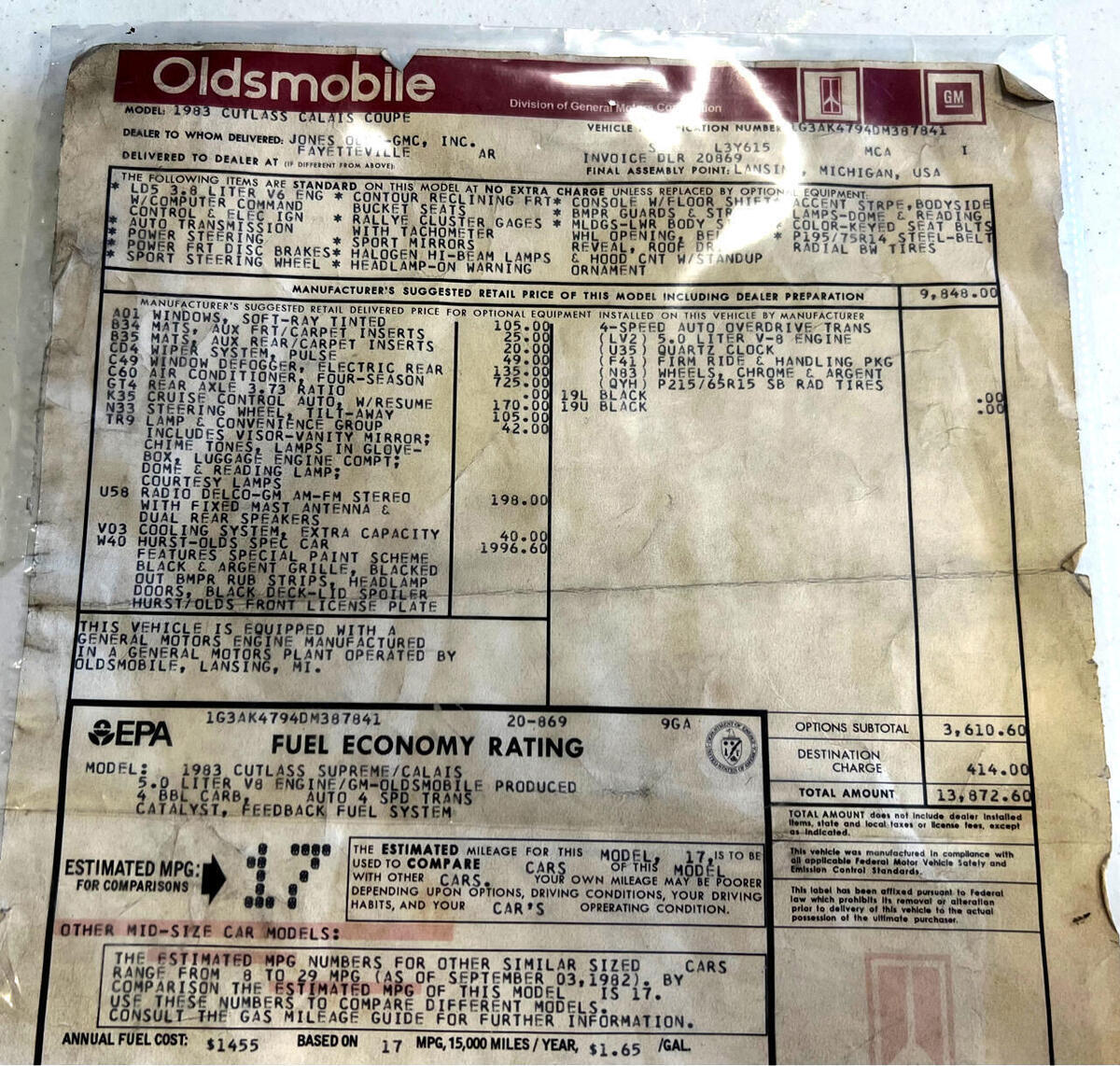 1983 Oldsmobile Cutlass Calais - photo 8