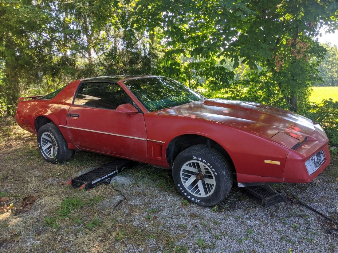 1983 Pontiac Firebird Coupe Red RWD Automatic TRANS AM 1983 Pontiac Firebird TRANS AM