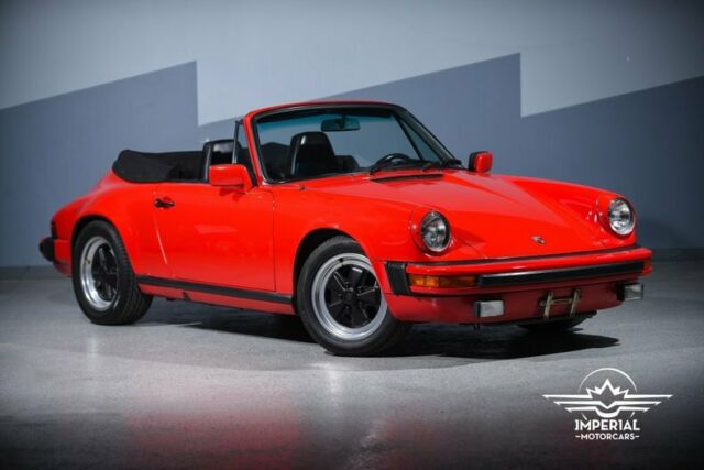 1983 Porsche 911 2dr SC Cabriolet 5-Spd 106,283 Miles Bright Red Convertible Fla 1983 Porsche 911 2dr SC Cabriolet 5-Spd