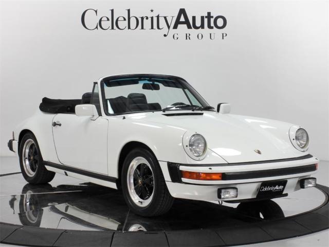 1983 PORSCHE 911 SC CABRIOLET 5-SPEED 1983 Porsche 911 SC Convertible 2-Door