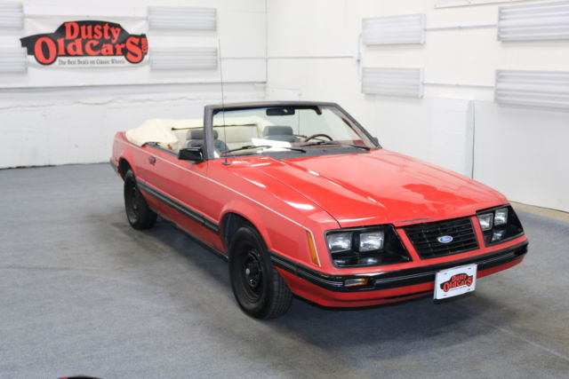 1983 Red Runs Drives Body Body Int Good 3.8LV6 4 spd auto! 1983 Ford Mustang Runs Drives Body Body Int Good 3.8LV6 4 spd auto