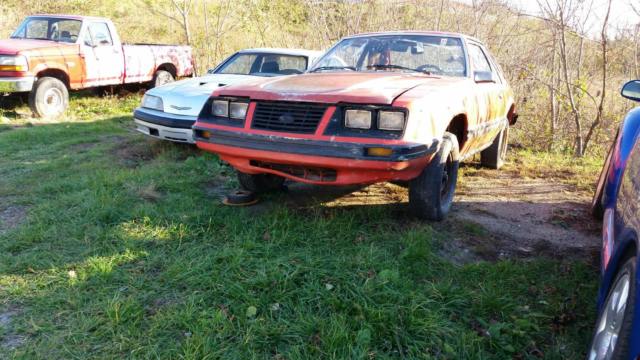 1983 rolling shell 1983 Ford Mustang