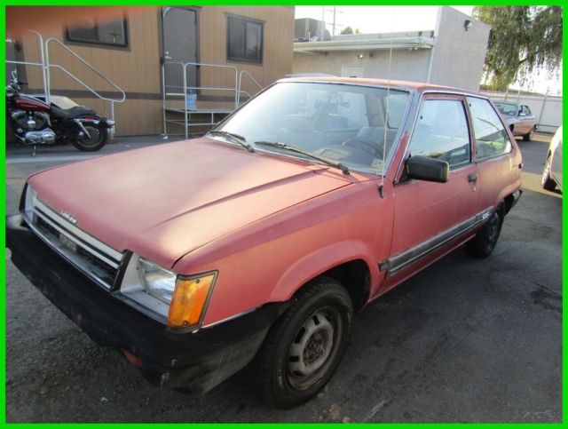 1983 Toyota Tercel SR5 Used 1.5L I4 8V Manual No Reserve 1983 Toyota Tercel SR5