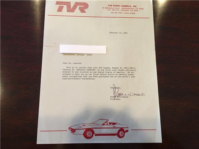 1983 Other Makes TVR TASMIN -- - photo 3