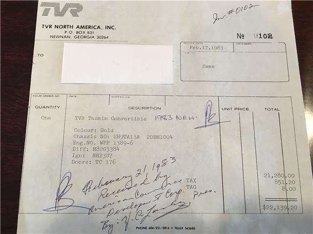 1983 Other Makes TVR TASMIN -- - photo 7