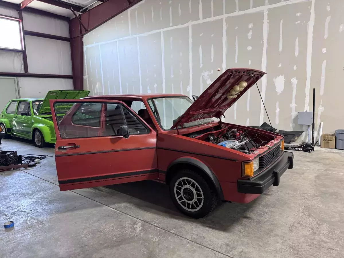 1983 Volkswagen Rabbit Hatchback Red GTI SPORT 1983 Volkswagen Rabbit GTI SPORT