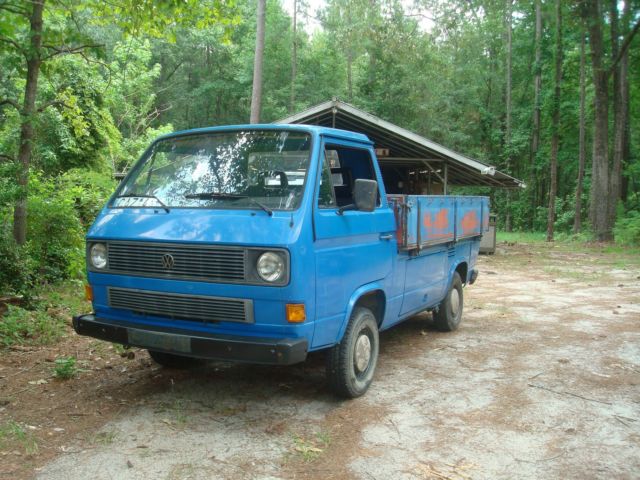 1983 VW Transporter single cab pick up truck turbo diesel T3/T25 Vanagon DOKA 1983 Volkswagen Type III AAZ turbo diesel truck