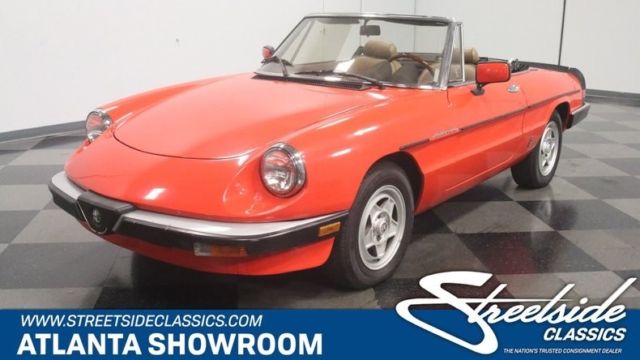 1984 Alfa Romeo Spider Veloce Convertible 2.0L Inline 4 5 Speed Manual Classic 1984 Alfa Romeo Spider --