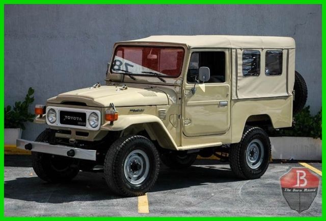 1984 BJ43 TOYOTA LAND CRUISER DIESEL FULLY RESTORED ONE OWNER MATCHING NUMBERS! 1984 Toyota Land Cruiser ONE OWER NUT AND BOLT RESTORATION DIESEL MUST SEE